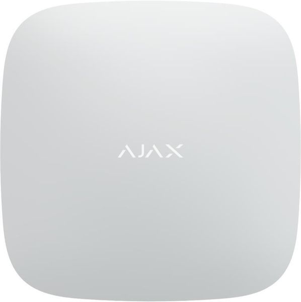 Интеллектуальная охранная централь Ajax Hub 2 Plus, gsm, ethernet, wi-fi, jeweller, беспроводная, белый 000018791 фото