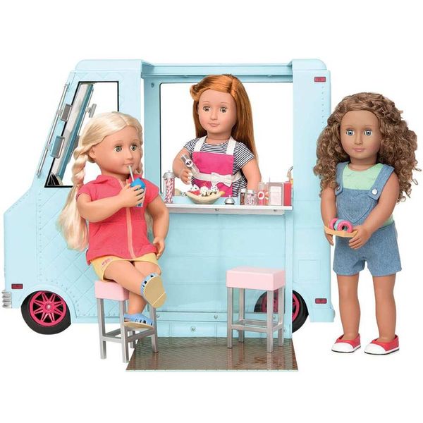 Транспорт для кукол-Фургон с мороженым и аксессуарами Our Generation BD37252Z BD37252Z фото