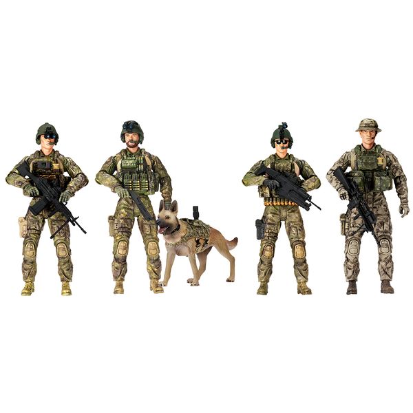 Ігровий набір фігурок солдатів ELITE FORCE — РЕЙНЖЕРИ (5 фігурок, аксес.) 101855 101855 фото