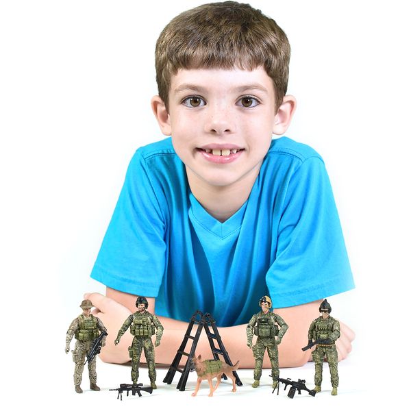 Игровой набор фигурок солдат ELITE FORCE — РЕЙНДЖЕРЫ (5 фигурок, аксесс.) (101855) 101855 фото