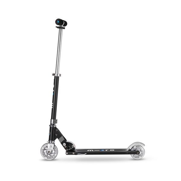 Самокат MICRO серії "Sprite" &ndash; ЧОРНИЙ (до 100 кг (kg), двоколісний) (SA0026) SA0019 фото