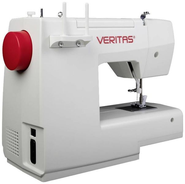 Швейная машина VERITAS MARIE, электромех., 70Вт, 13 шв.оп., полуавтомат петля, белый + красный MARIE фото