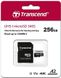 Карта пам'яті Transcend microSD 256GB C10 UHS-I U3 A2 R160/W125MB/s + SD (TS256GUSD340S)