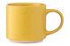 Чашка Ardesto Alcor, 420 мл, желтая, керамика (AR3475Y)