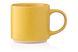 Чашка Ardesto Alcor, 420 мл, желтая, керамика (AR3475Y)