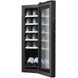 Холодильник Philco для вина, 79.5х25.2х45, холод.відд.-32л, зон - 1, бут-12, диспл, підсвітка, чорний