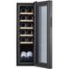 Холодильник Philco для вина, 79.5х25.2х45, холод.отд.-32л, зон - 1, бут-12, диспл, подсветка, черный