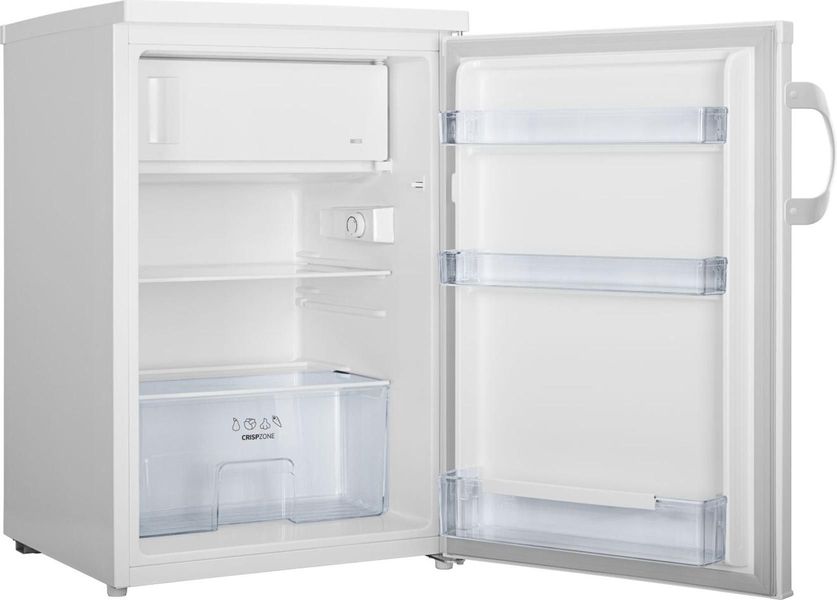 Холодильник Gorenje міні, 85x56х60, холод.відд.-105л, мороз.відд.-14л, 1дв., А+, ST, білий (RB491PW) RB491PW фото