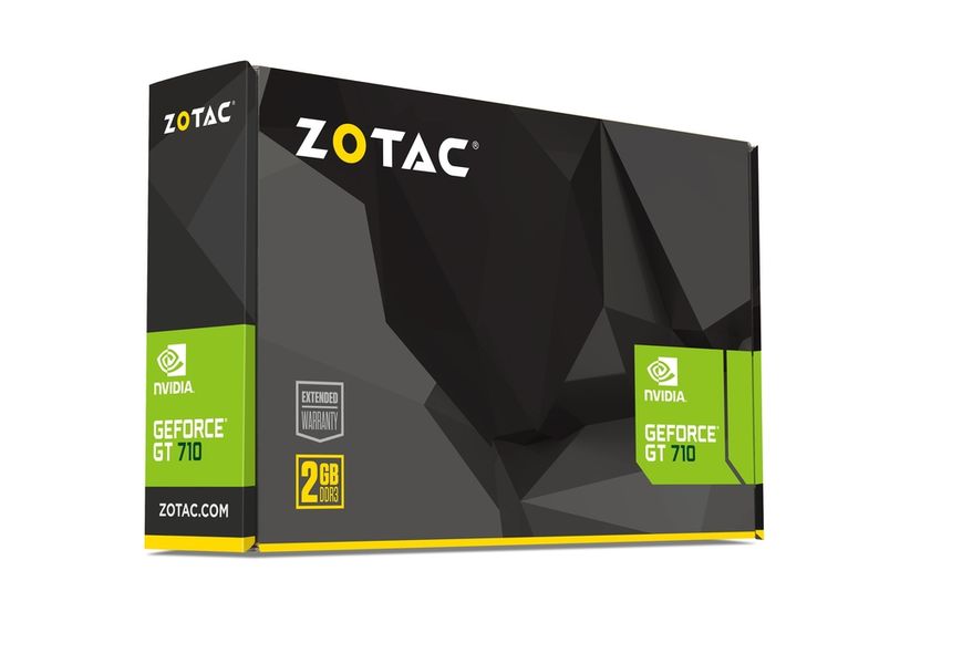 Відеокарта ZOTAC GeForce GT 710 2GB DDR3 Low Profile (ZT-71310-10L) ZT-71310-10L фото