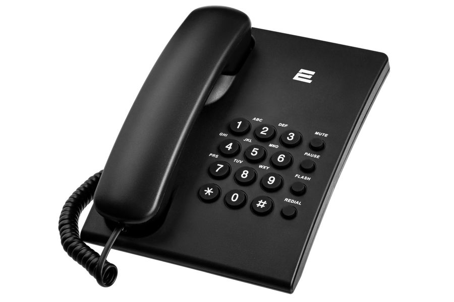 Проводной телефон 2E AP-210 Black (680051628745) 680051628745 фото