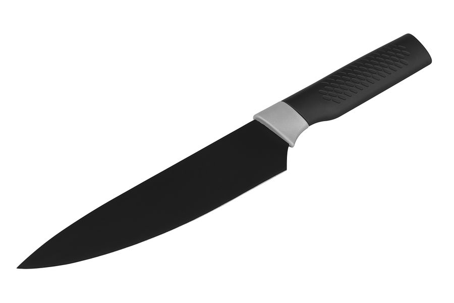 Кухонный нож поварской Ardesto Black Mars, 20 см, черный, нерж. сталь, пластик (AR2014SK) AR2014SK фото