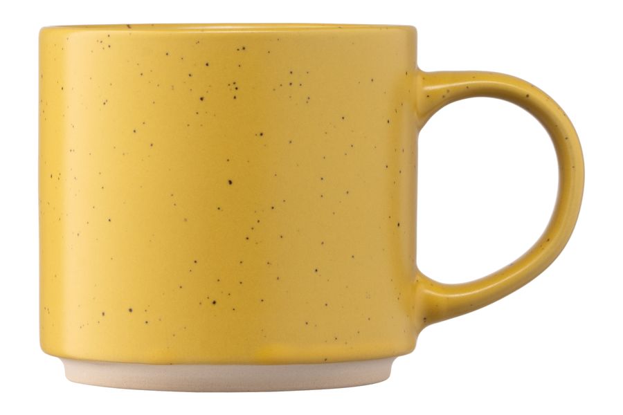 Чашка Ardesto Alcor, 420 мл, жовта, кераміка AR3475 фото