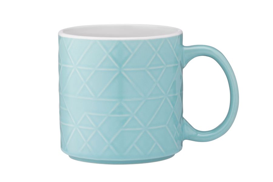 Чашка Ardesto Francesca, 360 мл, блакитна, кераміка (AR3482BL) AR3482BL фото
