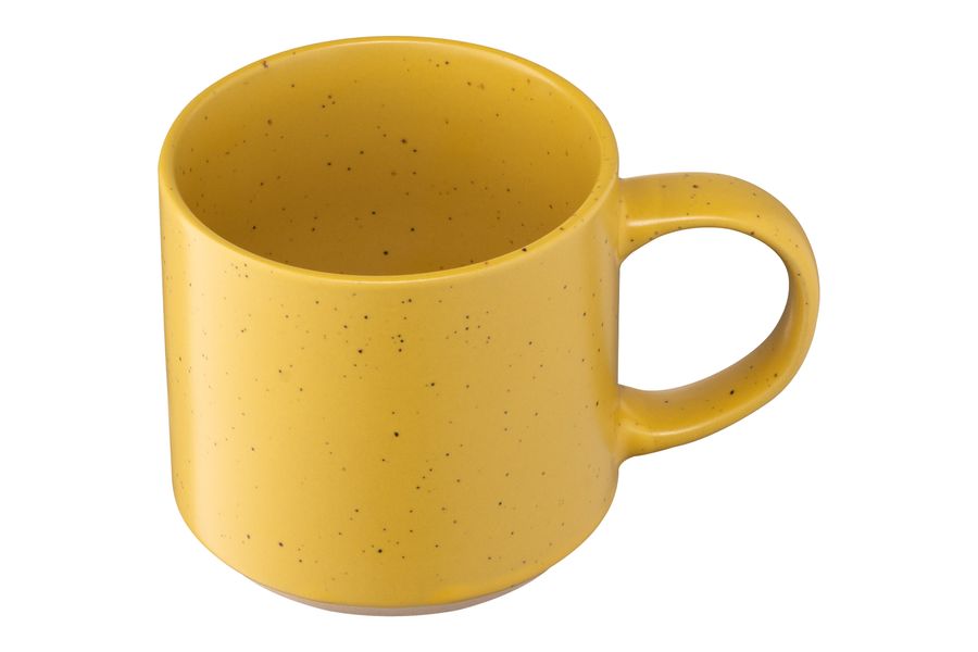 Чашка Ardesto Alcor, 420 мл, желтая, керамика (AR3475Y) AR3475 фото
