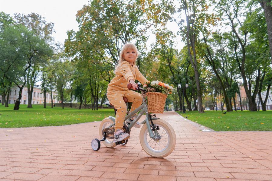 Детский велосипед Miqilong RM Оливковый 12" ATW-RM12 фото