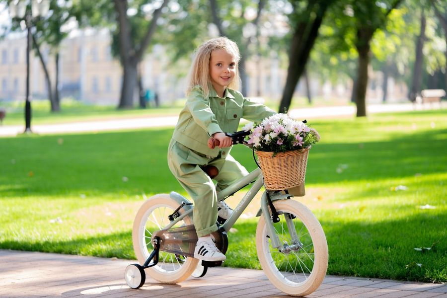 Детский велосипед Miqilong RM Оливковый 12" ATW-RM12 фото