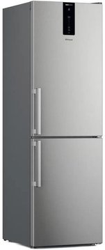 Холодильник Whirlpool з нижн. мороз., 191x60х68, холод.відд.-231л, мороз.відд.-104л, 2дв., А++, NF, інв., дисплей, зона нульова, нерж (W7X82OOXH) W7X82OOXH фото