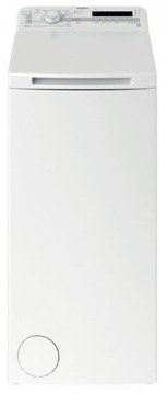 Стиральная машина Whirlpool вертикальная, 5,5кг, 1000, A++, 60см, дисплей, белый - Уцінка TDLR55020SUA фото