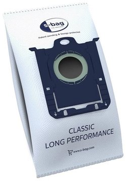 Мішки синтетичні для пилососів Electrolux S-Bag Classic Long Performance 3.5л, 4шт (E201S) E201S фото