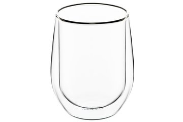 Набір чашок Ardesto з подвійними стінками, 320 мл, H 11 см, 2 од., боросилікатне скло (AR2637G) AR2637G фото