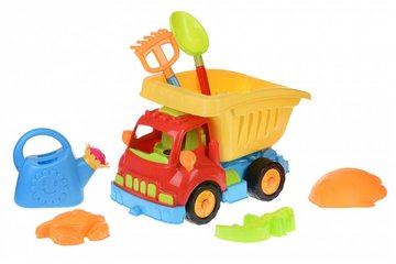 Набір для гри з піском Same Toy 7 од. вантажівка червоний 967Ut-1 - Уцінка 967Ut-1 фото