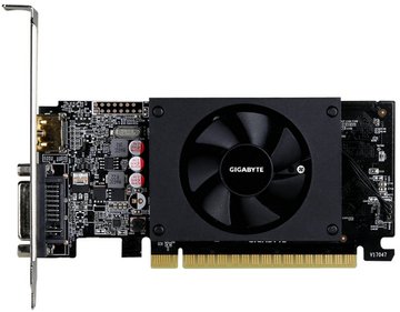 Вiдеокарта GIGABYTE GeForce GT710 2GB DDRR5 64bit low profile (GV-N710D5-2GL) GV-N710D5-2GL фото