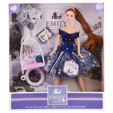 Дитяча лялька "Emily" QJ089 з аксесуарами, 29 см QJ089 фото