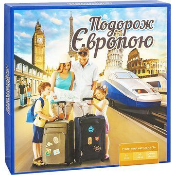 Настольная игра Путешествие по Европе Arial на укр. языке (910275) 910275 фото