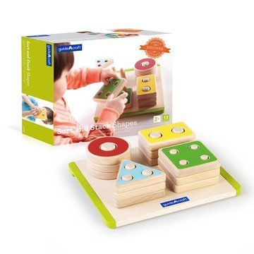 Деревянная логическая пирамидка Guidecraft Manipulatives Фигуры геометрии (G6738) G6738 фото