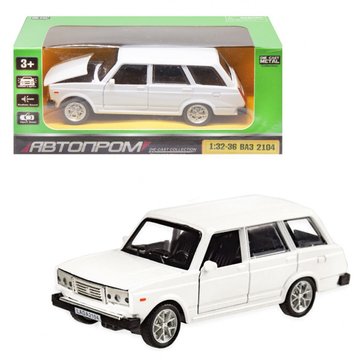 Коллекционная игрушечная машина ВАЗ 2104 инерционная (2104(White)) 2104(White) фото
