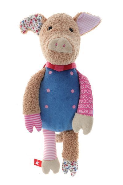 М'яка іграшка sigikid Patchwork Sweety Свинка 31 см (38708SK) 38708SK фото