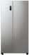 Холодильник SBS Gorenje, 179х67х92см, 2 двері, 356( 191)л, А++, NF+, Інв. , Зона св-ті, Зовн. Диспл, матовий сірий (NRR9185EAXL)