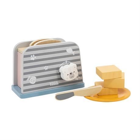 Игрушечный тостер Viga Toys PolarB из дерева (44017) 44017 фото