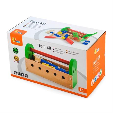 Деревянный игровой набор Viga Toys Ящик с инструментами (50494) 50494 фото