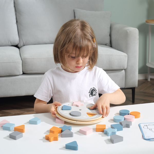 Дерев'яна гра-сортер Viga Toys PolarB Фігури (44050) 44050 фото