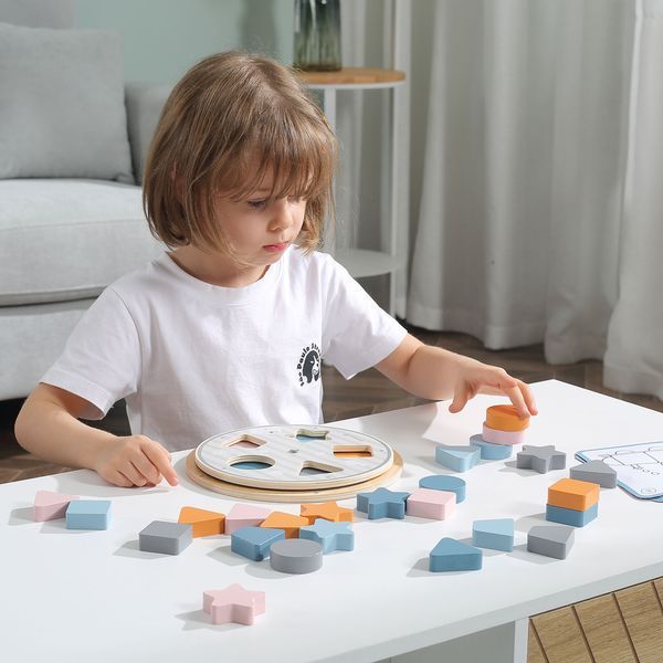 Дерев'яна гра-сортер Viga Toys PolarB Фігури (44050) 44050 фото