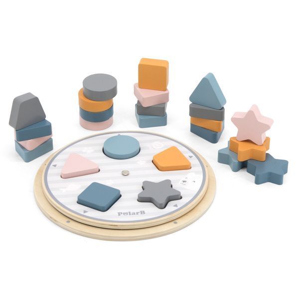 Дерев'яна гра-сортер Viga Toys PolarB Фігури (44050) 44050 фото