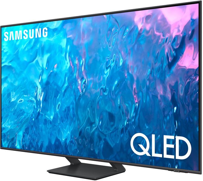 Телевізор 55" Samsung QLED 4K UHD 100Hz Smart Tizen Titan-Gray (QE55Q70CAUXUA) QE55Q70CAUXUA фото