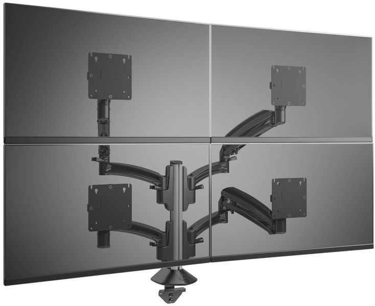 Крепление четырех мониторов Chief Kontour K1C настольное 2х2 черное (K1C420B) K1C420B фото