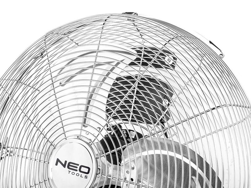 Вентилятор напольный Neo Tools, профессиональный, 100Вт, диаметр 45см, 3 скорости, двигатель медь 100% 90-010 фото
