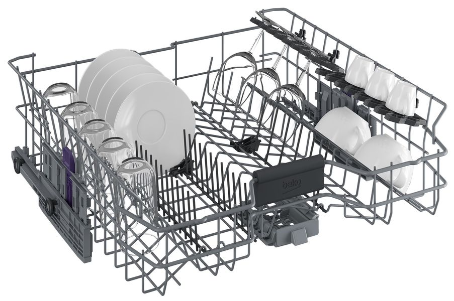 Посудомийна машина Beko вбудовувана, 15компл., A++, 60см, 3й кошик, білий MDIN48523AD фото