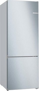Холодильник Bosch з верxн. мороз., 186x70x80, xолод.відд.-375л, мороз.відд.-105л, 2дв., A+, NF, нерж KGN55VL20U KGN55VL20U фото