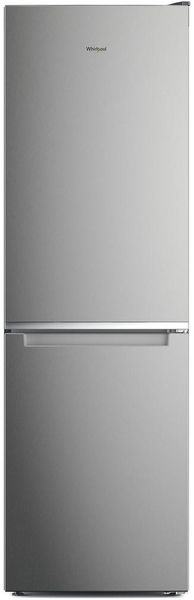 Холодильник Whirlpool з нижн. мороз., 191x60х68, холод.відд.-231л, мороз.відд.-104л, 2дв., А++, NF, інв., зона нульова, нерж (W7X82IOX) W7X82IOX фото