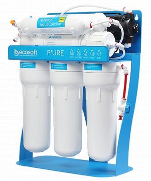 Фильтр обратного осмоса Ecosoft P'URE AquaCalcium с помпой на станине MO675MACPSECO MO675MACPSECO фото