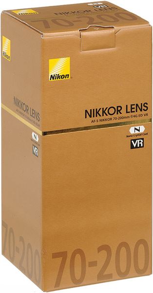 Об'єктив Nikon 70-200mm f/4G ED VR AF-S NIKKOR - Уцінка JAA815DA фото