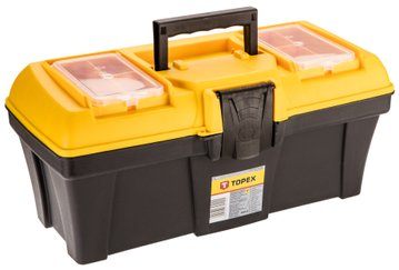 Ящик для інструменту TOPEX, 16", з лотками, 38х17х17 см (79R124) 79R124 фото