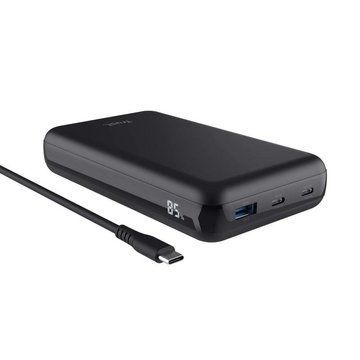 Акумулятор портативний літій-іонний power bank Trust Laro, 20000 мА&middot;год, USB-A/2хUSB-C, 100w, чорний 25240_TRUST фото