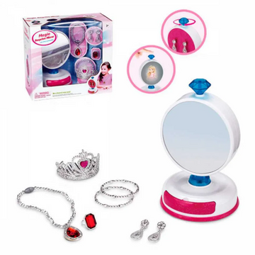 Детский игровой набор с украшениями BE2036 зеркало, диадема, шкатулка BE2036 фото