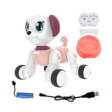 Интерактивное животное Собачка Limo Toy 1090A на радиоуправлении Розовый (1090A(Dog Pink)) 1090A(Dog Pink) фото