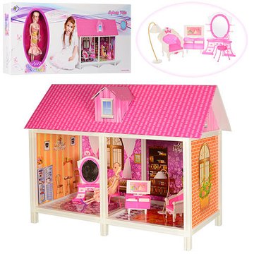 Домик для Барби с мебелью и куклой Барби (66882) 66882 фото
